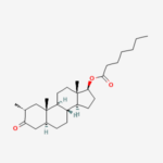 Molecular structure of Drostanolone enanthate