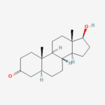 Molecular structure of Stanolone