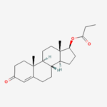 Molecular structure of Testosterone propionate