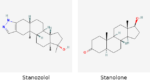 Molecular structures of Stanozolol and Stanolone