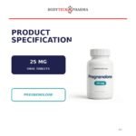 Pregnenolone 25mg product specifications