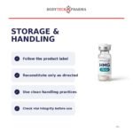 HMG 75IU storage and handling information