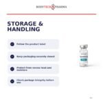 Tesamorelin 10mg storage and handling information